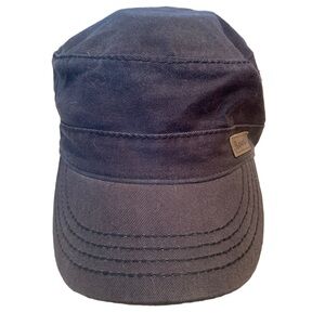 Roots Black Organic Cotton Cadet Cap Hat